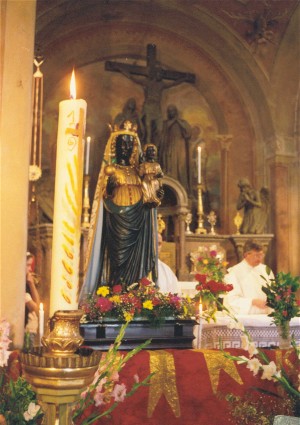 la Madonna di Oropa a Bagneri nel 1994