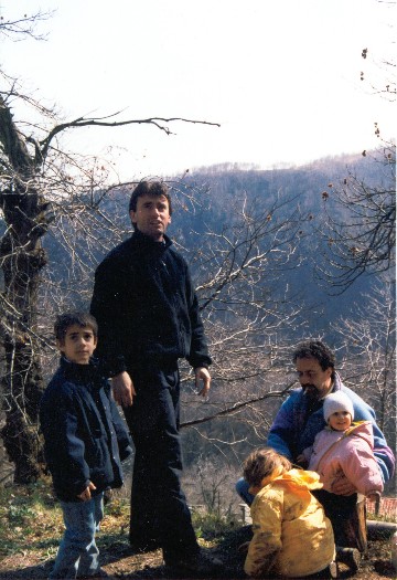 padre Fabio con noi (bambini compresi!) a Bagneri