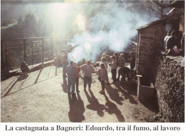 castagnata del CASB a Bagneri