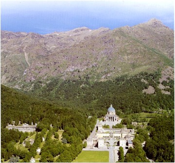 panoramica del Santuario di Oropa
