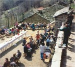 tavolata all'aperto